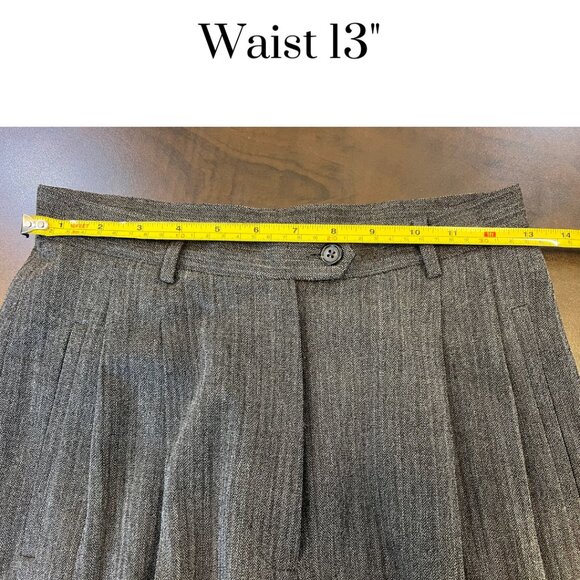 Lauren Ralph Lauren Wool Blend Gray Dress Pants Size 4 Fully Lined Career Wear - Picture 3 of 7